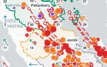 313 Hotspot Terdeteksi di Riau, Polda dan TNI Perkuat Penanganan Karhutla