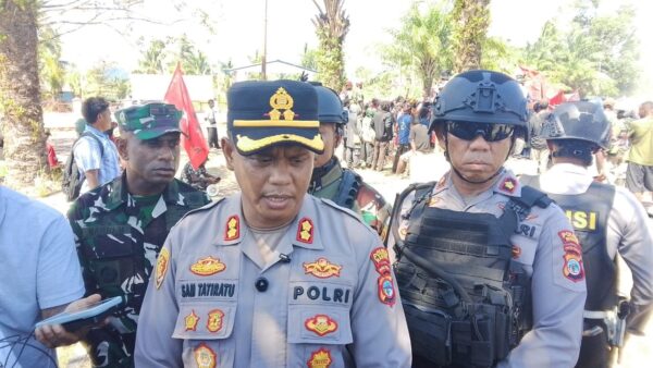 Aksi Simpatisan KNPB di Nabire Berlangsung Aman dan Tertib, Kapolres Apresiasi Semua Pihak