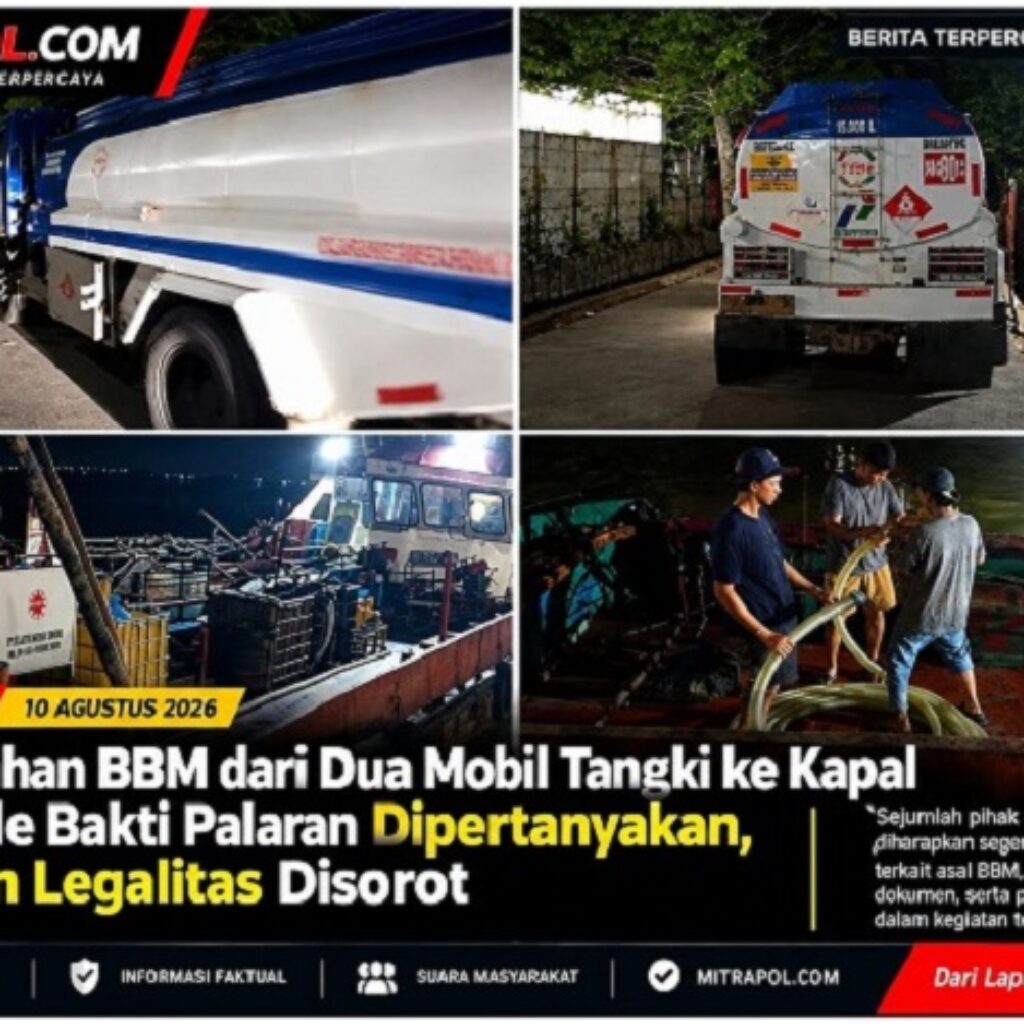 Aktivitas Pemindahan Solar ke Kapal di Palaran Disorot, Legalitas dan SOP Dipertanyakan