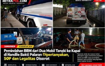 Aktivitas Pemindahan Solar ke Kapal di Palaran Disorot, Legalitas dan SOP Dipertanyakan