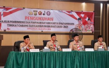 Bupati Sarolangun Kukuhkan Pengurus Saka Bhayangkara 2026–2031
