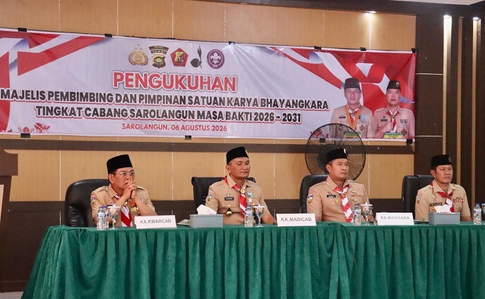 Bupati Sarolangun Kukuhkan Pengurus Saka Bhayangkara 2026–2031