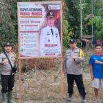 Cegah Karhutla, Polsek Manis Mata dan PT Bangun Nusa Mandiri Gelar Patroli Gabungan