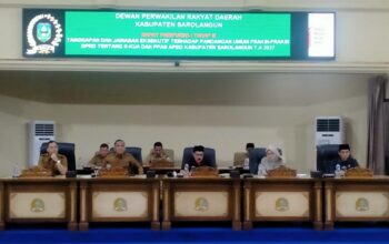 DPRD Sarolangun Gelar Rapat Paripurna, Bupati Hurmin Sampaikan Jawaban Eksekutif atas Pandangan Fraksi R-KUA dan PPAS APBD 2027