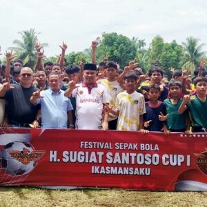 Festival Sepak Bola Sugiat Santoso Cup di Langkat Diikuti 14 Tim SMP