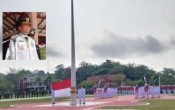 HUT ke-81 RI, Bupati Sarolangun Hurmin Pimpin Upacara
