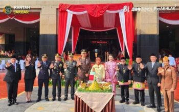 Hadiri Upacara HUT Ke-81 RI, Kantah Jakarta Barat Perkuat Sinergi Layanan Pertanahan Dukung Jakarta Kota Global