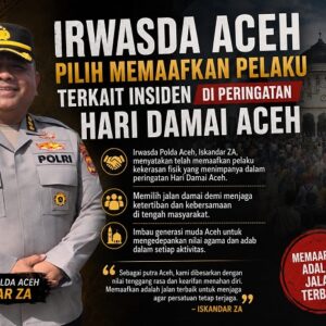 Irwasda Polda Aceh Maafkan Pelaku Pemukulan Saat Hari Damai Aceh