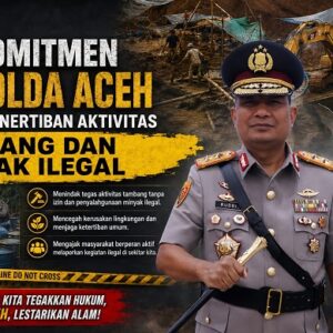 Kapolda Aceh Tegaskan Penertiban Tambang dan Minyak Ilegal, Polres Diminta Perkuat Pengawasan