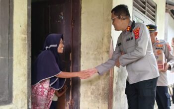 Kapolres Aceh Selatan Bantu Janda Eks Kombatan GAM, Siapkan Bedah Rumah, Bantuan Gizi dan Modal Usaha