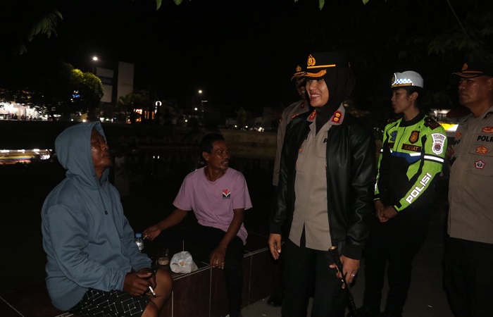 Kapolres Lebak Pimpin Patroli KRYD Gabungan TNI-Polri dan Satpol PP