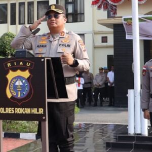 Kapolres Rohil Pimpin Sertijab Kasat Lantas, AKP Fikri Kurniawan Resmi Jabat Posisi Baru