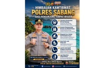 Kapolres Sabang Imbau Wisatawan Jaga Keselamatan dan Kebersihan