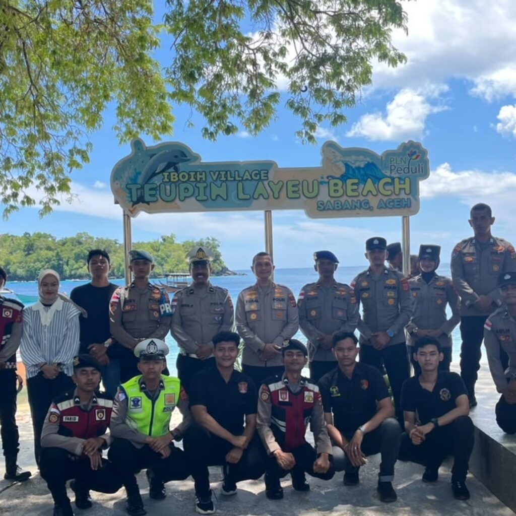 Kapolres Sabang Pimpin Patroli Wisata, Pastikan Keamanan Pengunjung di Destinasi Wisata Tetap Kondusif