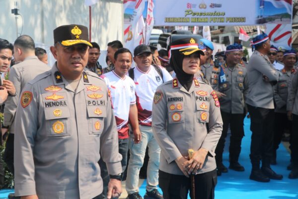 Kapolri Resmikan Jembatan Merah Putih Presisi di Bayah, Kapolres Lebak Dampingi Kapolda Banten