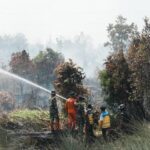 Karhutla Kalteng Capai 400 Hektare, Kementerian PU Kerahkan 3 Truk Tangki Air