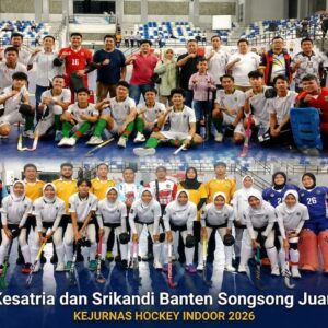 Kejurnas Hockey Indoor 2026: Tim Putri Banten ke Final, Putra Lolos Semifinal
