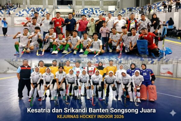 Kejurnas Hockey Indoor 2026: Tim Putri Banten ke Final, Putra Lolos Semifinal