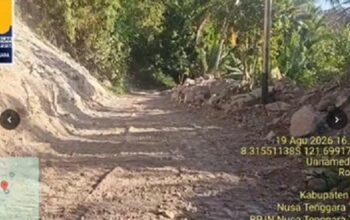 Kementerian PU Buka Akses Jalan Krica–Lidi yang Tertutup Longsor Pascagempa NTT