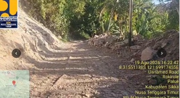 Kementerian PU Buka Akses Jalan Krica–Lidi yang Tertutup Longsor Pascagempa NTT