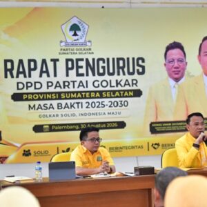Konsolidasi Perdana Golkar Sumsel, 181 Pengurus Satukan Langkah