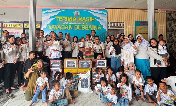 Lapas Kelas I Bandar Lampung Bagikan Sembako untuk Keluarga Warga Binaan dan Masyarakat