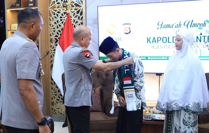 Lepas 7 Personel untuk Umrah, Kapolda Banten: Titip Doa bagi Masyarakat