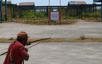 Lomba Panahan HUT ke 81 RI di Nabire Diikuti 50 Peserta