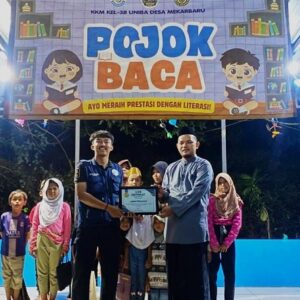 Mahasiswa KKM 38 UNIBA Resmikan Pojok Baca, Dorong Minat Literasi Anak-anak Warga Desa Mekarbaru
