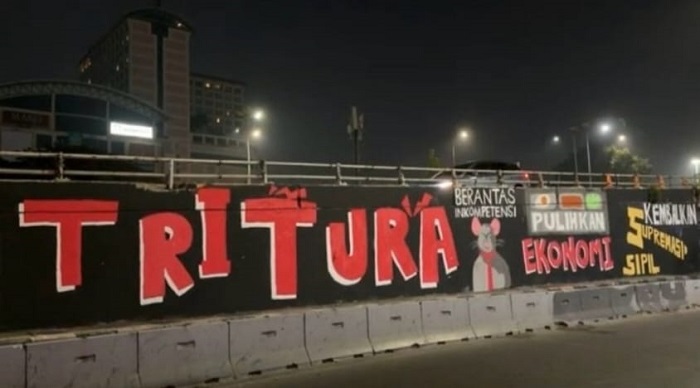 Mahasiswa Trisakti Soroti Penghapusan Mural "TRITURA"