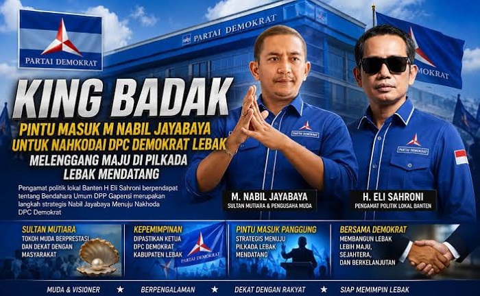 Masuk Partai Demokrat, Nabil Jayabaya Dinilai Berpotensi Perkuat Peta Politik Lebak