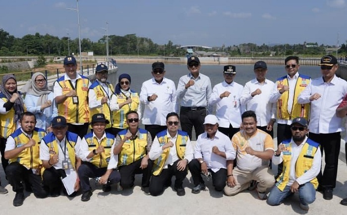 Menteri PU Dody Hanggodo Minta Pengendalian Banjir Tanjungpinang Dilakukan Mulai dari Sungai hingga Muara
