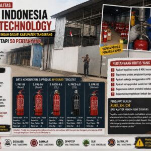 PT Sino Indonesia Disebut Berizin, Aktivitas APAR dan K3 Jadi Sorotan di Tangerang
