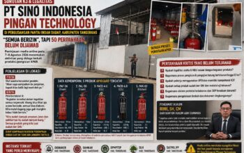 PT Sino Indonesia Disebut Berizin, Aktivitas APAR dan K3 Jadi Sorotan di Tangerang