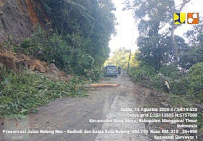 Pascagempa NTT, Kementerian PU Kerahkan Alat Berat Buka Jalan Nasional