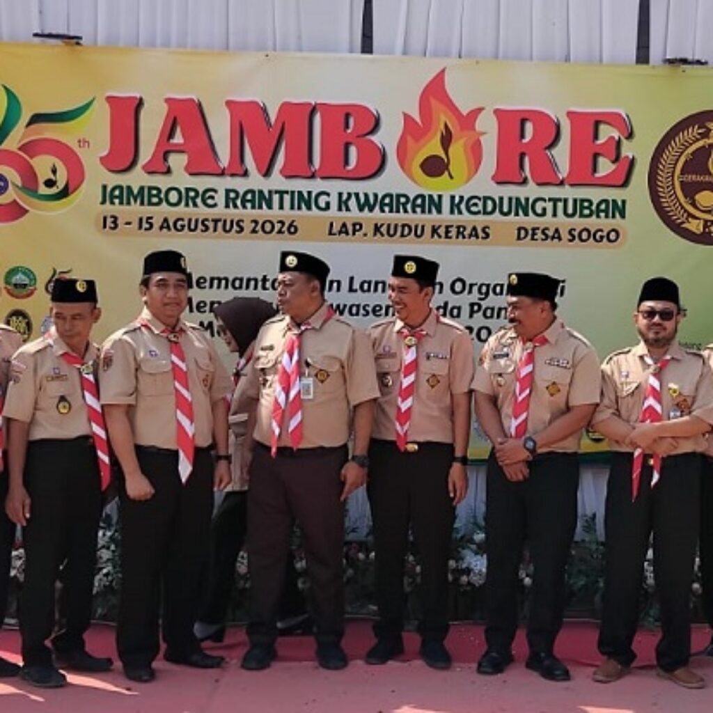 Peringatan Hari Pramuka ke-65 di Kedungtuban, Kades Sidorejo Agung Heri Susanto Dukung Pembentukan Karakter Pelajar