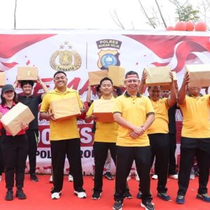 Peringati HUT ke-81 RI, Polres Rohil Gelar Aneka Lomba dan Bagikan Puluhan Doorprize