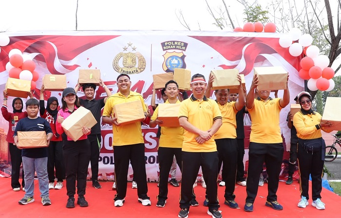 Peringati HUT ke-81 RI, Polres Rohil Gelar Aneka Lomba dan Bagikan Puluhan Doorprize