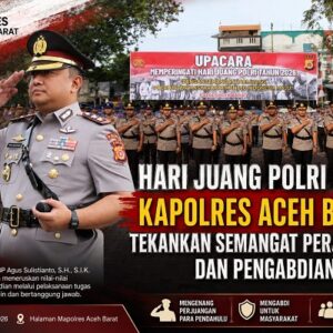Peringati Hari Juang Polri 2026, Kapolres Aceh Barat Tekankan Profesionalisme dan Pengabdian