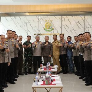 Perkuat Sinergi Forkopimda, Kapolres Rokan Hilir Silaturahmi ke Pemkab, Kodim 0321 dan Kejari