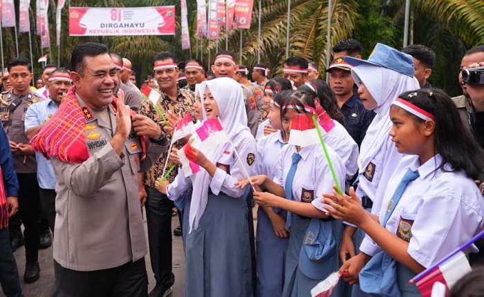 Polda Sumut Bangun dan Revitalisasi 75 Jembatan Merah Putih Presisi