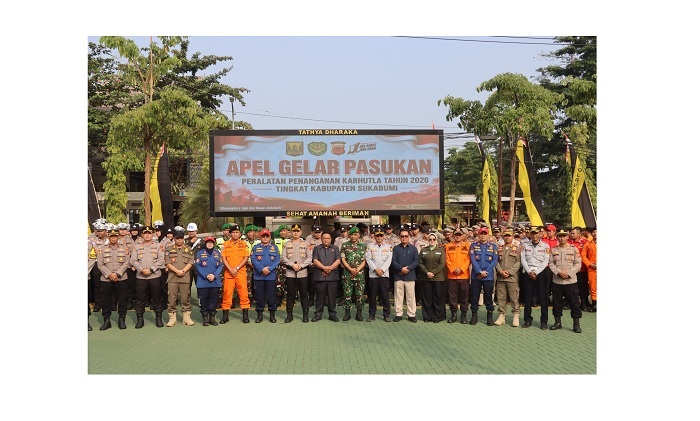 Polres Sukabumi Siagakan Pasukan Hadapi Karhutla 2026, Patroli dan Deteksi Dini Diperkuat