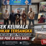 Polsek Keumala Limpahkan Tersangka Kasus Pencurian dan Pengrusakan ke Cabjari Pidie