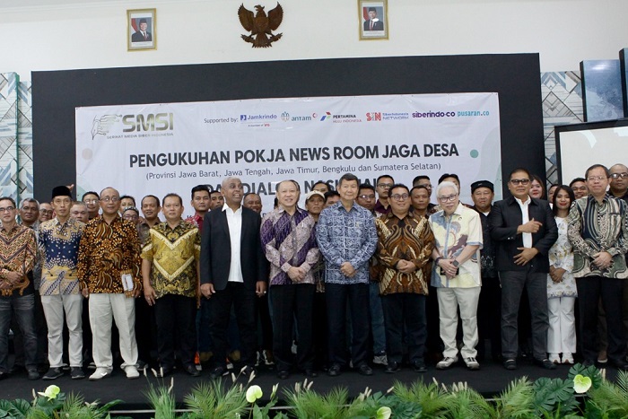 SMSI Kukuhkan Pokja Newsroom Jaga Desa