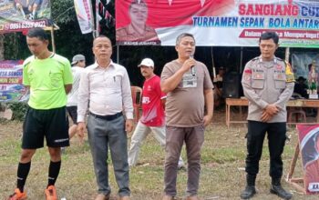 Sambut HUT ke-81 RI, Desa Sangiang Lebak Gelar Turnamen Sepak Bola Antar RT