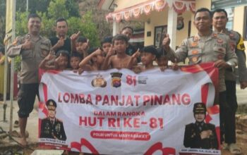 Semarak HUT ke-81 RI, Polsek Cirinten Gelar Lomba Tradisional