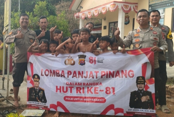 Semarak HUT ke-81 RI, Polsek Cirinten Gelar Lomba Tradisional