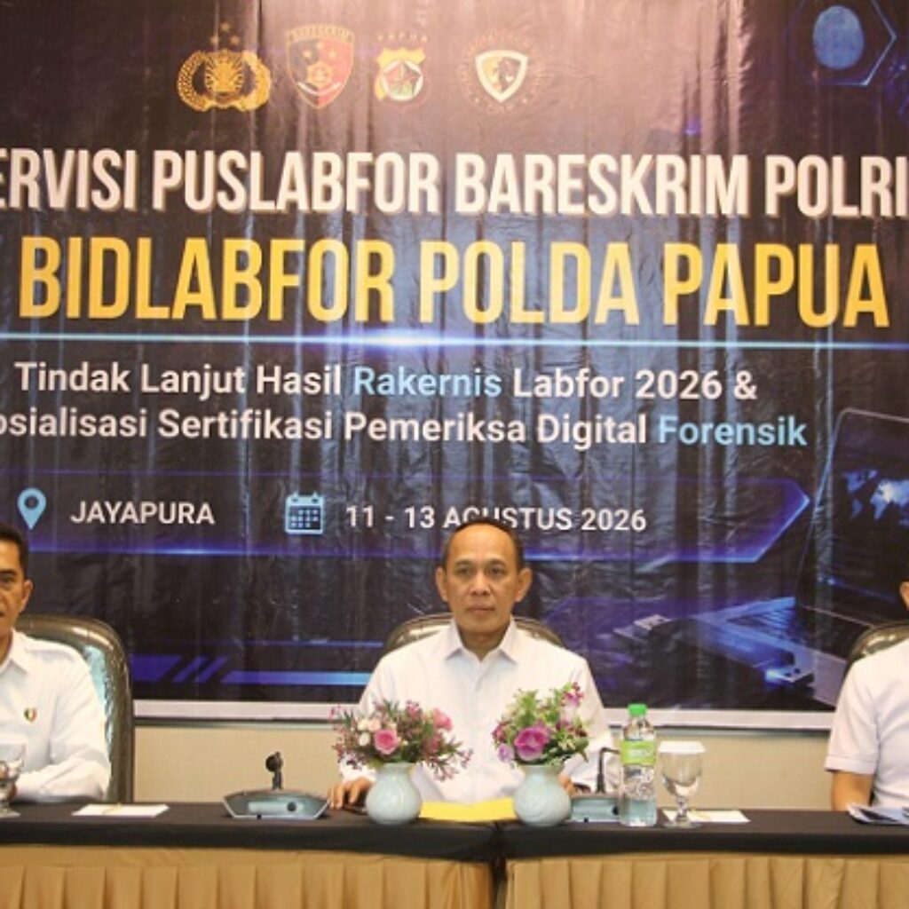 Supervisi Puslabfor Bareskrim Polri di Polda Papua, Kualitas Forensik untuk Penegakan Hukum Diperkuat