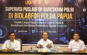 Supervisi Puslabfor Bareskrim Polri di Polda Papua