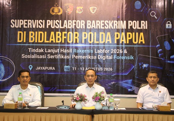 Supervisi Puslabfor Bareskrim Polri di Polda Papua